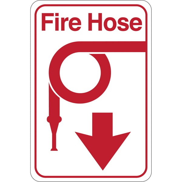 Fire Hose 9 x 6 Facility Sign