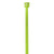 4" (18 lb Tensile) Fluorescent Green Cable Ties 1000/Case