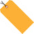 2 3/4 x 1 3/8 Fluorescent Orange 13 Pt. Shipping Tags - Pre-Strung 1000/Case