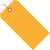 6 1/4 x 3 1/8 Fluorescent Orange 13 Pt. Shipping Tags - Pre-Wired 1000/Case