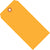 3 1/4 x 1 5/8 Fluorescent Orange 13 Pt. Shipping Tags 1000/Case