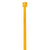 4" (18 lb Tensile) Fluorescent Orange Cable Ties 1000/Case