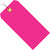 3 3/4 x 1 7/8 Fluorescent Pink 13 Pt. Shipping Tags - Pre-Wired 1000/Case