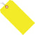 2 3/4 x 1 3/8 Fluorescent Yellow 13 Pt. Shipping Tags - Pre-Wired 1000/Case
