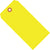 2 3/4 x 1 3/8 Fluorescent Yellow 13 Pt. Shipping Tags 1000/Case