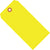 3 3/4 x 1 7/8 Fluorescent Yellow 13 Pt. Shipping Tags 1000/Case