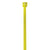 4" (18 lb Tensile) Fluorescent Yellow Cable Ties 1000/Case