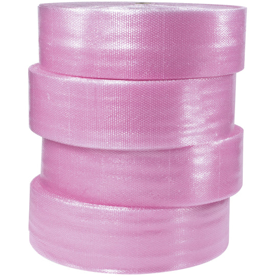 1/2" x 48" Slit @ 12" (four 12" x 250 Feet rolls) Anti-Static Bubble - Perforated 4/Bundle