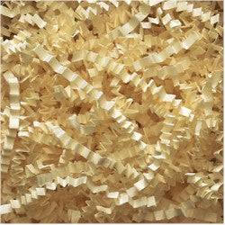 Crinkle Cut Shredded Paper - French Vanilla - 10 lbs./case