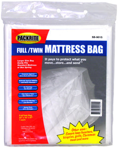 PackRite Twin/Full Mattress Bag 54 x 14 x 91 , Fits Standard & Pillow Top
