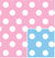 24" x 100 Feet Baby Dots Reversible Cutter Box Gift Wrap