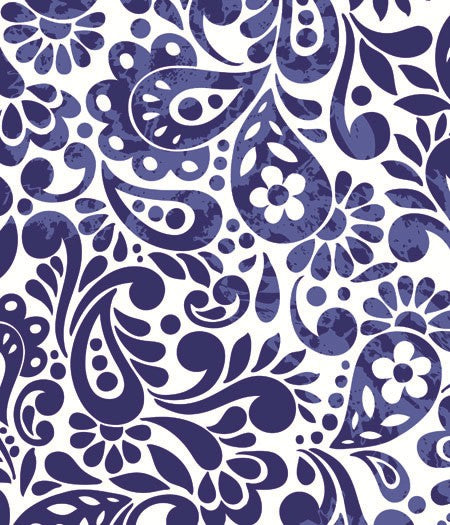 24" x 417 Feet Batik Scroll Half Ream Gift Wrap