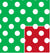 24" x 833 Feet Christmas Polka Dot Reversible Full Ream Gift Wrap