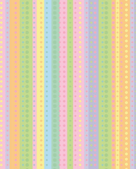 24" x 833 Feet Dotty Stripe Full Ream Gift Wrap