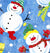 24" x 417 Feet Frosty Friends Half Ream Gift Wrap