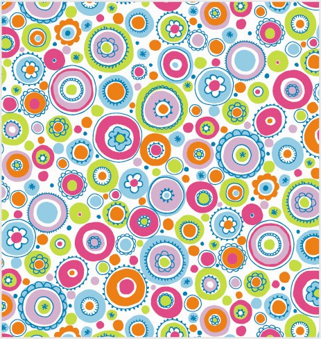 24" x 417 Feet Happy Dots Half Ream Gift Wrap