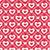 24" x 417 Feet Heart Lattice Half Ream Gift Wrap