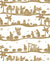 24" x 417 Feet Nativity Half Ream Gift Wrap