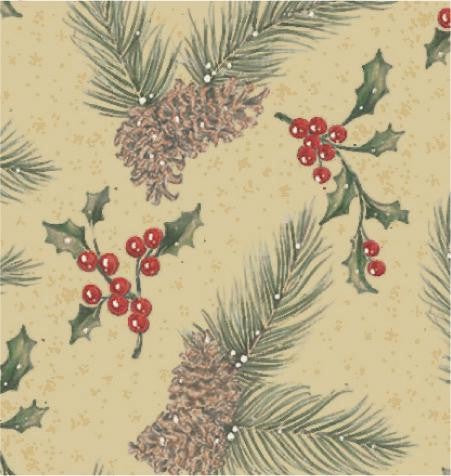 24" x 100 Feet Pine Kraft Cutter Box Gift Wrap