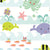 24" x 417 Feet Sea Babies Half Ream Gift Wrap