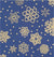 24" x 417 Feet Sparkling Snowflakes Half Ream Gift Wrap