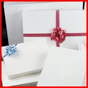 white gloss apparel boxes