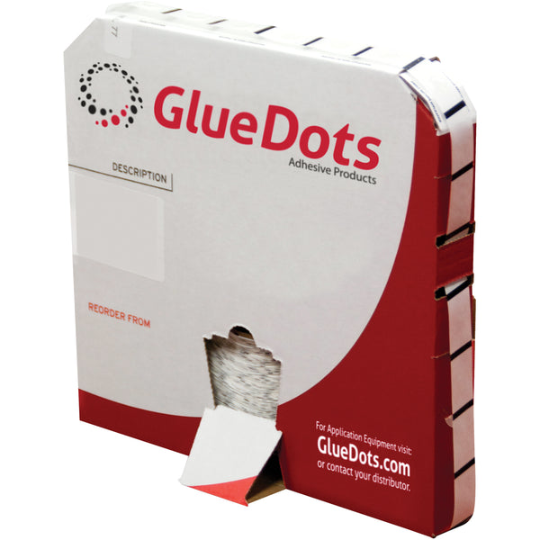 1/4" - High Tack Glue Dots - Low Profile 4000/Case