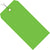 3-1/4 x 1-5/8 Pre-Wired Green Tags (THICK BOARD - 13 POINT) 1000/Case