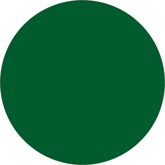 1 1/2" Green Inventory Circle Labels 500/Roll