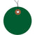 2" Green Plastic Circle Tags - Pre-Wired 100/Case
