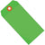 4 3/4 x 2 3/8 Green Self-Laminating Tags 100/Case