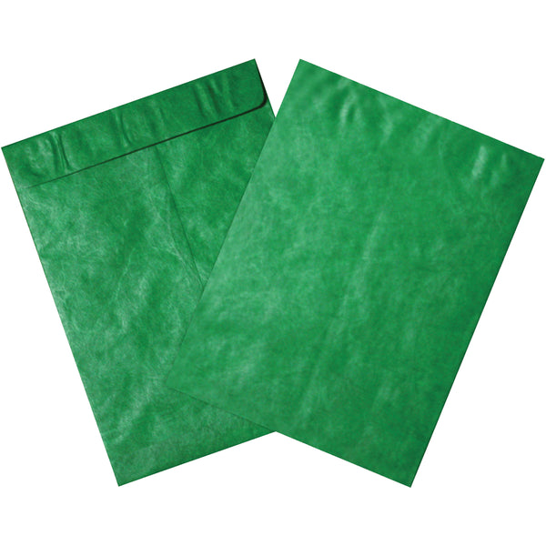 12 x 15 1/2 Green Tyvek Envelopes 100/Case