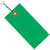 2 3/4 x 1 3/8 Green Tyvek Pre-Wired Shipping Tag 100/Case