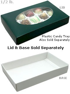 1/2 lb. green window candy boxes