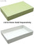 7 x 4-3/8 x 1-1/8 White 1/2 lb. Rectangular Candy Box BASE 250/Case