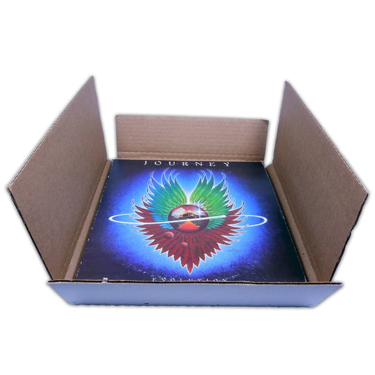 12 1/2 x 12 1/2 x 1/2, 1 Premium White Multi-Depth LP / Record Album Mailer 50/Case