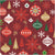 24" x 100 Feet/Roll Holiday Happening Cutter Box Gift Wrap