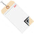 6 1/4 x 3 1/8 - (0000-0499) Inventory Tags 3 Part Blank w/Carbon #8 - Pre-Wired 500/Case