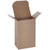 2 1/2 x 1 3/4 x 4 Brown 24pt 1-pc Chipboard Folding Carton  500/Case
