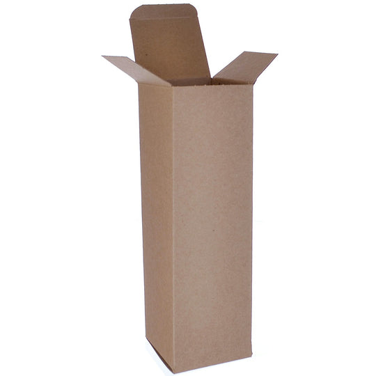 3 x 3 x 10 Brown 24pt 1-pc Chipboard Folding Carton 250/Case
