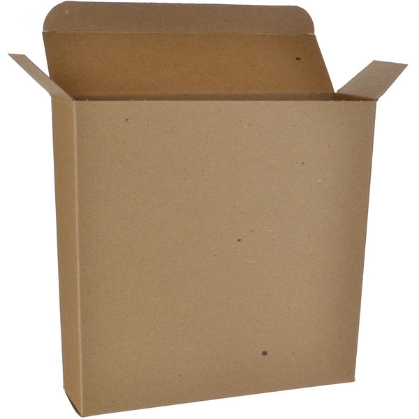 7 1/4 x 2 x 7 1/4 Brown 24pt 1-pc Chipboard Folding Carton 250/Case