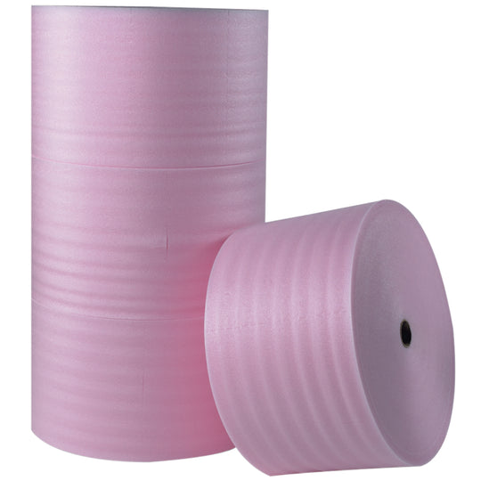 1/4" x 18" x 250 Feet/Roll (4) Perforated Anti-Static Air Foam Rolls 4/Bundle