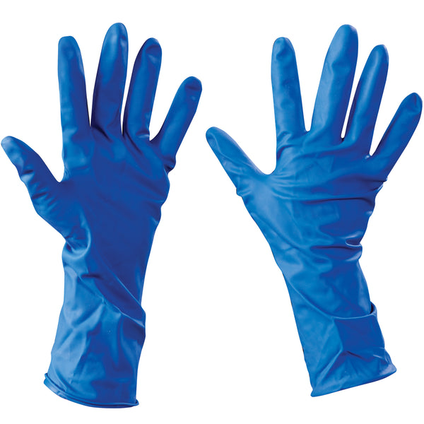 Latex Industrial Gloves Powder-Free w/Extended Cuff - Medium 50/Case