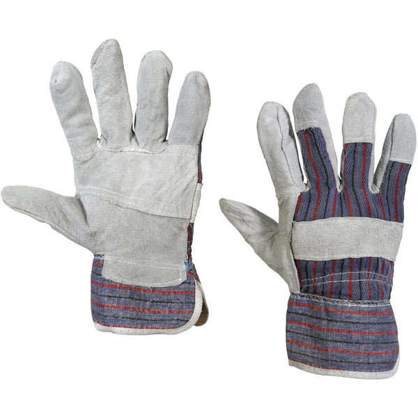 Leather Palm w/Safety Cuff Gloves - XLarge - 12 Pair/Case