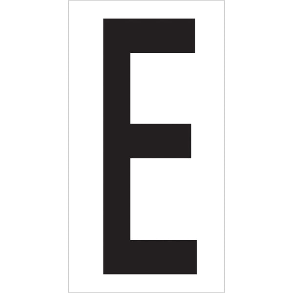 3 1/2" "E" Vinyl Warehouse Letter Labels 50/Case