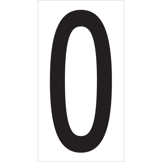 3 1/2" "O" Vinyl Warehouse Letter Labels 50/Case