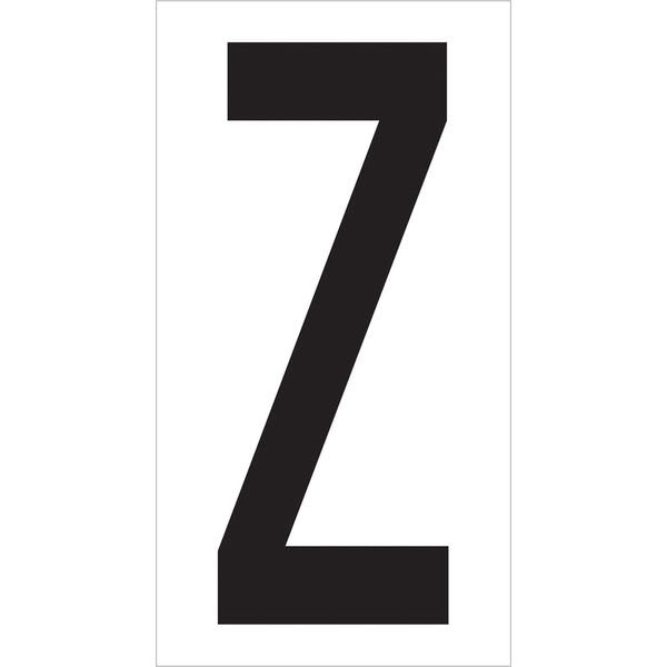 3 1/2" "Z" Vinyl Warehouse Letter Labels 50/Case