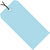 3-3/4 x 1-7/8 Pre-Strung Light Blue Tags (THICK BOARD - 13 POINT) 1000/Case