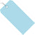 4-1/4 x 2-1/8 Pre-Wired Light Blue Tags (THICK BOARD - 13 POINT) 1000/Case