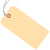 2-3/4 x 1-3/8 Pre-Strung Manila Tags (THIN BOARD - 10 POINT) 1000/Case